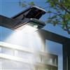 KINGCOO Lampada solare con sensore di movimento per esterni, portatile, impermeabile, 72 LED, con clip, luci solari da campeggio, luci di sicurezza per coperta, recinzione, garage, escursioni,