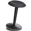Sedus se:fit, sgabello ergonomico, ausilio per la posizione eretta, nero, plastica, piede in gomma, regolabile in altezza da 53 a 80 cm