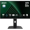 MSI Monitor Pro MP275QPG 27" Wide Quad HD 2560x1440 IPS Nero