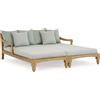 BIZZOTTO HOME EMOTION BALI SET 2 LONGUE AQUA 0806777 BIZZOTTO