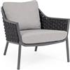 BIZZOTTO HOME EMOTION EVERLY POLTRONA ANTRACITE QS22 GRAFITHE 0663547 BIZZOTTO