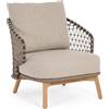 BIZZOTTO HOME EMOTION POLTRONA CON CUSCINO EULARIA 0660645