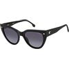 Carrera Occhiali da Sole 3017/S BLACK/GREY SHADED POLARIZED 55/19/140 donna
