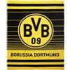 Dortmund Borussia Dortmund BVB - Coperta in pile a strisce, 200 x 150 cm, 100% poliestere