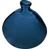 ATMOSPHERA CREATEUR D'INTERIEUR - Vaso rotondo Uly in vetro riciclato blu tempesta D23cm