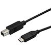 StarTech.com Cavo Stampante USB-B a USB-C da 0,5 m, USB 2.0, Cavo periferica per Stampante USB Tipo-C