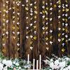pinkblume 40Ft Oro e Bianco Colombe di Pace Croce Foglie Carta Ghirlanda per il mio Battesimo, Compleanni Nascita Ragazza Ragazzo, Matrimonio, Prima Comunione Religiosa Cristiana Festa Decorazione