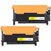 Veson CLT-Y404S Toner Giallo Compatibile con Samsung CLT-404S CLT-P404C CLT 404S Y404S, per Samsung C480W Toner per Xpress SL C480FW C480W C430 C430W C480FN C480 C482 C482W C483 C43X C48X Series (2