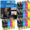 NINETEC t1295 XL Multipack cartucce compatibili con Epson t1291 t1292 t1293 t1294 WF-3520 WF-3540 WF-7525 WF-7515 Stylus SX235W SX425W SX445W SX535WD Stylus Office BX635FWD BX320FW Confezione da 20