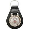 Gifshop UK Maltese Terrier Pelle Portachiavi