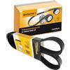 CONTITECH Kit Cinghie Poly-V 6PK2260K2 con rullo tenditore con galoppino Compatibilità con MERCEDES-BENZ Classe C Sedan W203 Classe C Sportcoupe CL203 CLK C209 Classe C T-modell S203