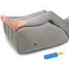 ZYODUOB Pillow gonfiabile, cuscino a cuneo portatile, gambe per il riposo, per le donne incinte (grigio)