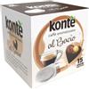 KONTE' 180 cialde (12x15) caffè aromatizzato al BACIO KONTE' Prodotto Italiano