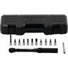 ZEFAL Z Torque Wrench Chiave Dinamometrica Bici 2-24 Nm - Regolazione a Passi di 0,1 Nm - Compatibile con Parti in Carbonio - Manutenzione Bicicletta con Set Completo di Inserti Esagonali e Torx