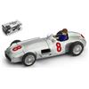 BRUMM BM0072CH MERCEDES J.M.FANGIO 1955 N.8 WINNER DUTCH GP WORLD CHAMPION W/PIL