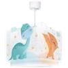 Dalber Lampada a sospensione per bambini Dalber Baby Dinos, Dinosauri, 63452M, E27, Animali, Lampade per bambini, Cameretta, Si illumina al buio