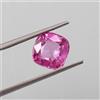 Pietra Gemma Zaffiro Rosa Naturale AAA, Taglio Cushion, 6x6 mm