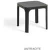 Nardi Net Table 40 Antracite Polipropilene Tavolino Outdoor