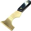 WEDO Coltello da stucco in ottone 62 mm, raschietto per vernice con manico in bachelite, strumenti multiuso per vernice, raschietto per cartongesso, lunghezza 200 mm, raschietto per intonaco, finitura