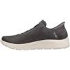 Skechers Go Walk Flex-Smooth Motion Sneaker da Uomo Senza Mani, Grigio, 41.5 EU