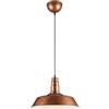 RL LIVE YOUR LIGHT Reality Leuchten r30421078 Will, lampada a sospensione, metallo, E27, Grigio, 36 x 36 x 150 cm, Metallo, kupfer antik, 36 x 36 x 150 cm, E27
