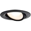 Paulmann 92460 Lampada LED Nova Plus IP65 orientabile rotonda max. 35W dimmerabile 93 mm nero opaco zinco-alluminio GU5,3 / GU10 - semza lampadina