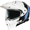 Origine Casco Moto Modulare ORIGINE ADVENTURE CYBORG Rosso Bianco Ne