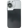 SYSTEM-S Lente macro 2.8X HD Filtro con Custodia Nero per iPhone 13 Pro Max