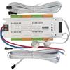 PRATYAHARA Kit di Controller di Luce Scala Sensore di Movimento LED per Illuminazione Scala Automatica a 32 Canali per Striscia Flessibile Scala 12 V 24 V