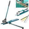 BONJUME Taglierina Manuale Per Guide DIN, Utensile Da Tavolo Da 35 Mm Con Scala Graduata, Testa Di Taglio A Doppia Scanalatura Per Guide DIN In Acciaio E Alluminio Per Elettrotecnica E Installazione Elettrica