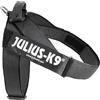 Julius-K9 Pettorina a Fascia Color & Gray, Taglia 2, Nero/Grigio