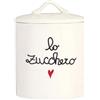 SIMPLE DAY Baratto Contenitore Zucchero Lo Zucchero 12x17cm Gres Bianco