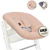 UKJE Custodia protettiva Ukje compatibile con Stokke per neonati con pad per cinture | Accessori per seggiolone | Copertura in tessuto per seggiolini per neonati e bambini | Realizzata a mano in Europa