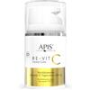 Apis Natural Cosmetics Apis RE-VIT HOME CARE Crema giorno rivitalizzante - 50 ml - con vitamina C, SPF 15, acido ialuronico per pelle stanca, leviga le rughe, anti-aging, luminosità