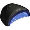 MESAUDA MILANO STARLIGHT LAMPADA 48W 2IN 1 GEL UV E LED AD ALTA PERFOMANCE NAILS UNGHIE NOVITA' 2017