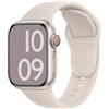 ELETTRONEO C1A Cinturino per Apple Watch Ultra 3 2 49mm, Serie 11 10 46mm, 9 8 7 45mm 41mm, SE 6 5 4 44mm 40mm, 3 2 1 42mm 38mm Donna Uomo Band Bracciale Sport Silicone, Starlight