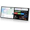 LAMTTO Wireless Carplay Android Auto Schermo per Auto con Google-Play Gemini AI,11 Pollici Car Play Display con Android 15/8-Core Senza Ritardi/Telecamera di Retromarcia/AirPlay/OTA/Navigazione/FM