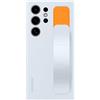 Samsung Standing Grip Case cover con cinturino e funzione cavalletto per Galaxy S24 Ultra, Light Blue