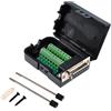 Oiyagai DB15 Femmina 15 Pin Adattatore con Terminali a Vite, Scheda Breakout per Modulo Segnale con Custodia, Senza Saldatura