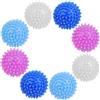 HingtTraum 8 Palline per Lavatrice e Asciugatrice, Palline Bucato Riutilizzabili con Nodi, Palle Asciugatrice Antipiega, Cattura Peli, per Vestiti, Piumini e Asciugamani