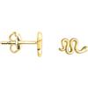 SOFIA MILANI - Orecchini da Donna in Argento 925 - Placcati in Oro - Orecchino a Perno Serpente - E1216