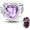 LNQOBU Charm Madre e Figlia - Charm con scritta Mum, Sister,Argento 925 con Ciondolo con zirconi 5A Adatto ai braccialetti Pandora Regali Festa Della Mamma