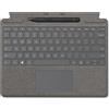 Microsoft 8X8-00173 tastiera per dispositivo mobile Microsoft Cover port Platino