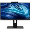 Acer B8 B278U G Monitor PC 68,6 cm (27") 2560 x 1440 Pixel Quad HD LCD Nero
