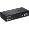 Trendnet TK-CAT508 switch per keyboard-video-mouse (kvm) Nero