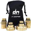 Gomet Kit adattatore di ricarica per serbatoio GPL GPL da 21,8 mm per Europa, ACME, Dish Euronozzle e baionetta, con borsa per il trasporto