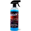 FULLCARX Plastic Recover 750ml Rinnova Plastiche Auto, Ravviva Lucida, Azione Istantanea, Finitura Satinata, Nero Gomme Plastica Rinnovatore, Pulizia Pulitore Lava Prodotto Professionale Detailing