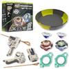 INFINITY NADO S7 Arena 2 Lanciatori Rack - 2 Trottole Metal, 5+ | Arena smontabile, 2 rack lanciatori (R/L), 2 trottole metalliche, 2 adattatori S6. Dai 5 anni