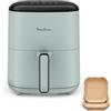 Moulinex Easy Fry POP EUCALYPTUS 5L, air fryer, fino a 6 persone, 10 programmi intuitivi, touch screen digitale, risparmio di tempo ed energia, EZ2454F0