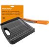 Fiskars Taglierina bypass riciclata, lunghezza di taglio 30,5 cm, tagliacarte a ghigliottina con lama autoaffilante, nero